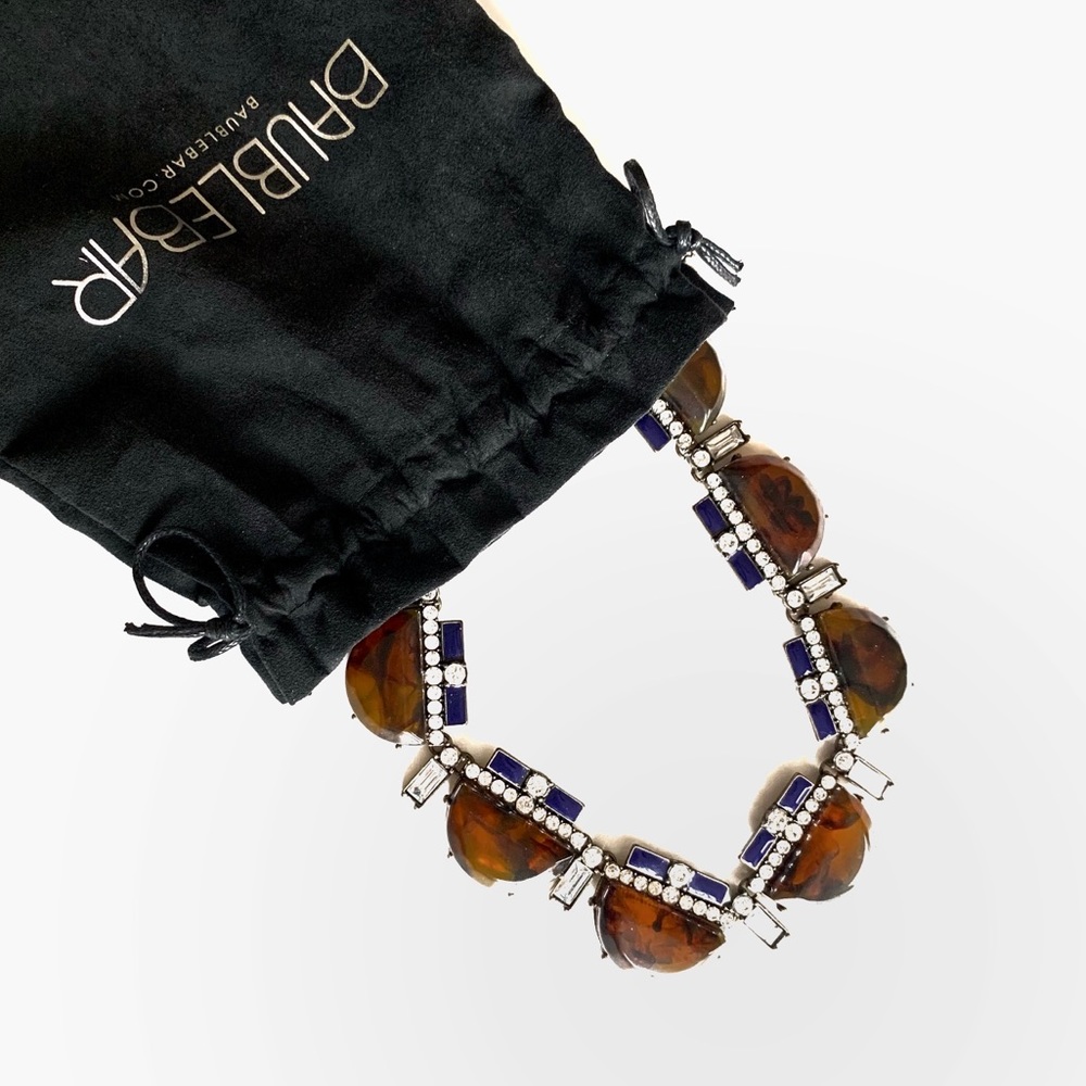 | vintage deco strand tortoise necklace |
